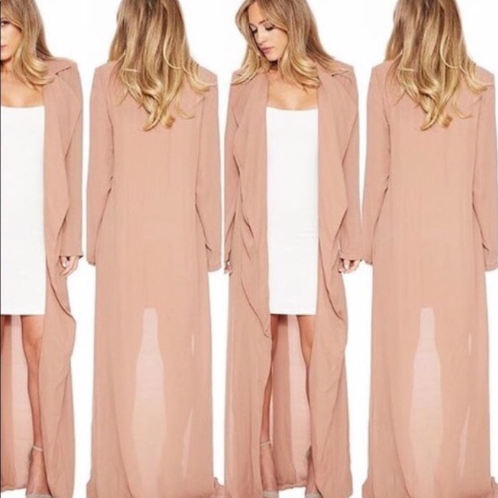 Pink naked wardrobe duster